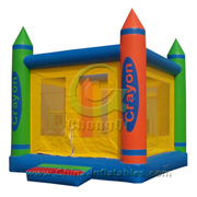 inflatable crayon castles